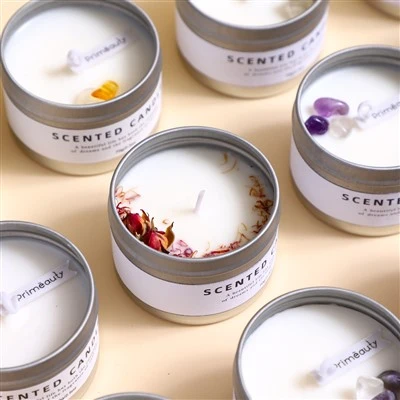Luxury Travel Tin Candle